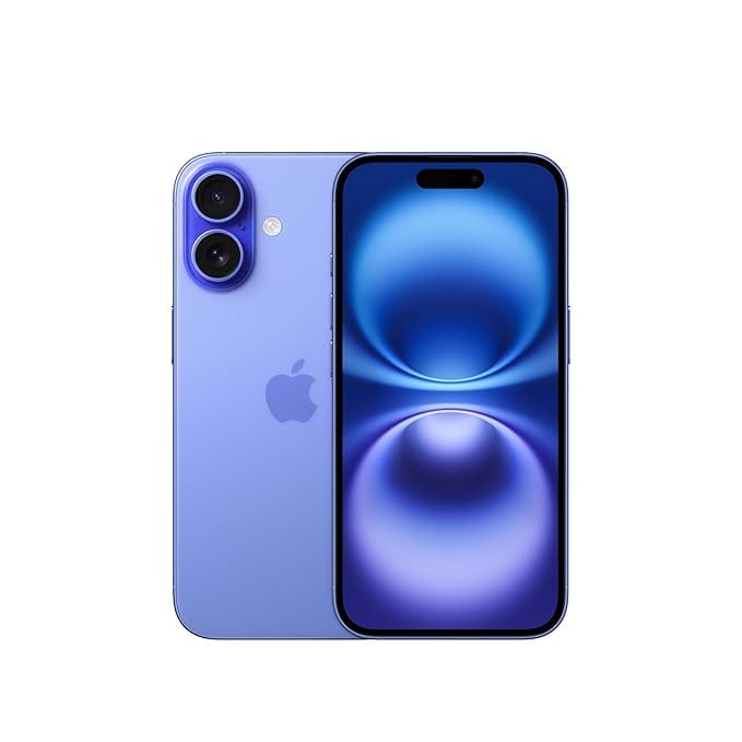 (Refurbished) Apple iPhone 16 256GB - Ultramarine | Excellent Condition