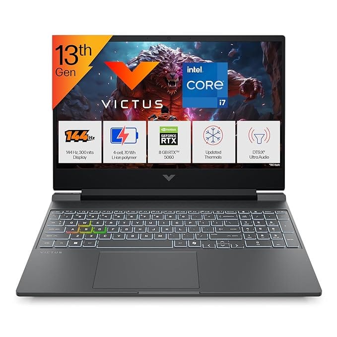 (Refurbished) HP Victus 15.6" Gaming - Core i7-13620H, RTX 5060 8GB, 24GB RAM, 1TB SSD, 144Hz | Excellent Condition