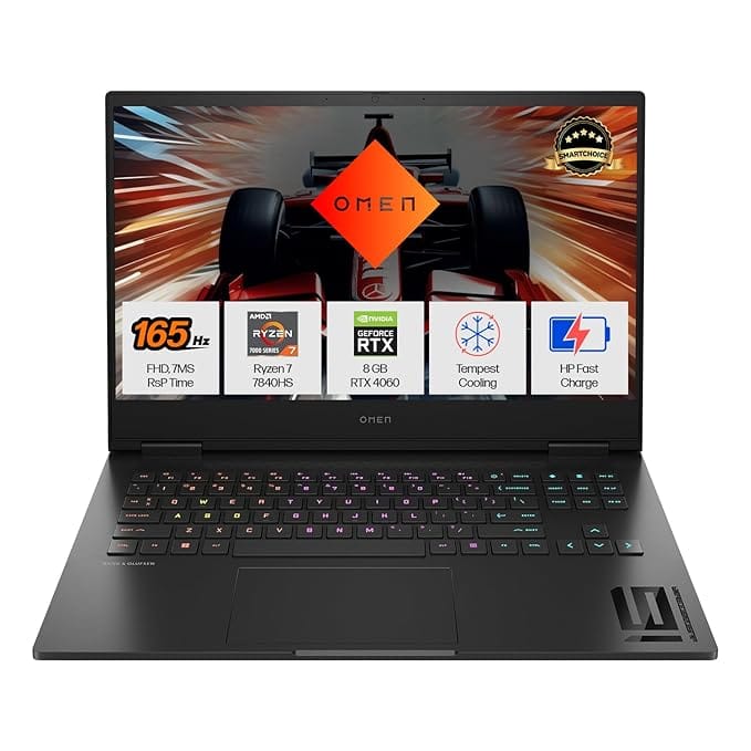 (Refurbished) HP Omen 16.1" Gaming - Ryzen 7 7840HS, RTX 4060 8GB, 16GB RAM, 1TB SSD, 165Hz | Excellent Condition