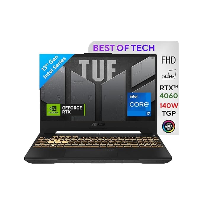 (Refurbished) ASUS TUF F15 15.6" Gaming - Core i7-13620H, RTX 4060 8GB (140W), 16GB RAM, 512GB SSD | Excellent Condition
