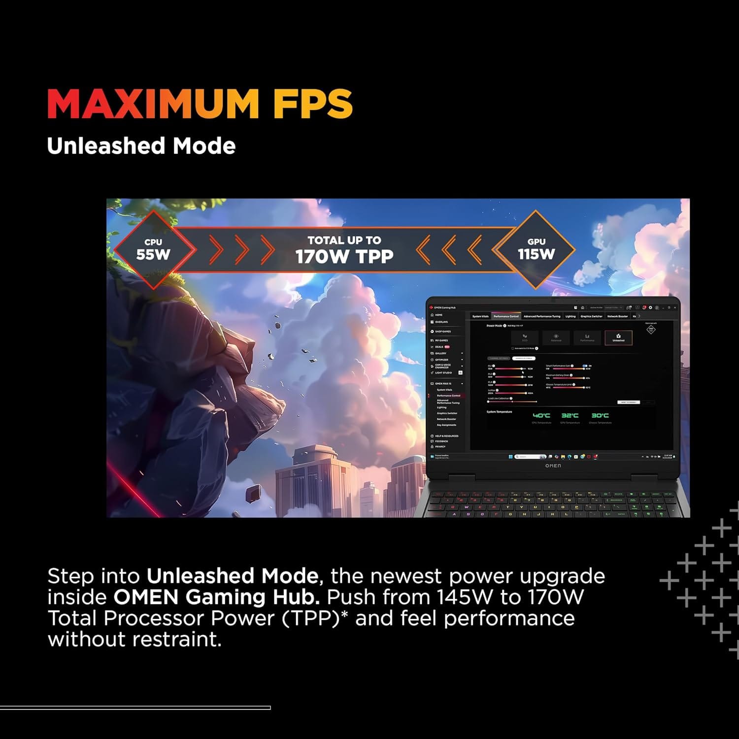 (Refurbished) HP Omen 16" Gaming - Core i7-14650HX, RTX 5050 8GB, 24GB RAM, 1TB SSD, 2K 165Hz | Excellent Condition - Image 6
