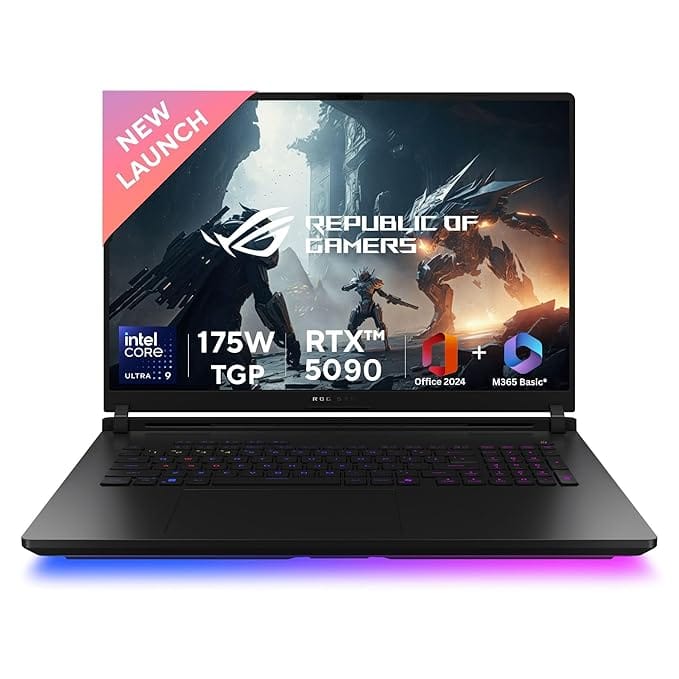 (Refurbished) ASUS ROG Strix SCAR 18 - Core Ultra 9 275HX, RTX 5090 24GB, 64GB RAM, 2TB SSD, 18" 2.5K 240Hz | Excellent Condition