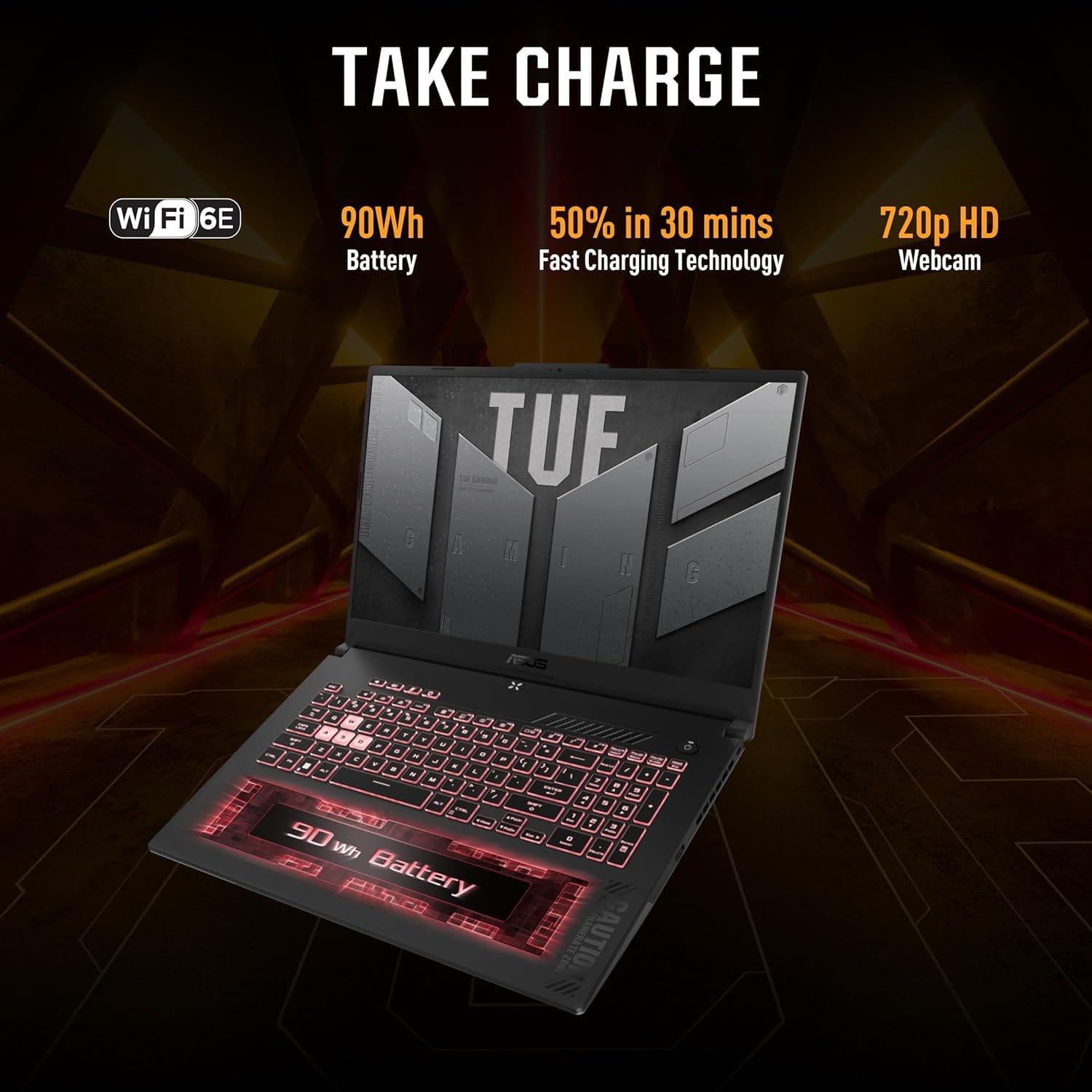 (Refurbished) ASUS TUF F15 15.6" Gaming - Core i7-13620H, RTX 4060 8GB (140W), 16GB RAM, 512GB SSD | Excellent Condition - Image 3