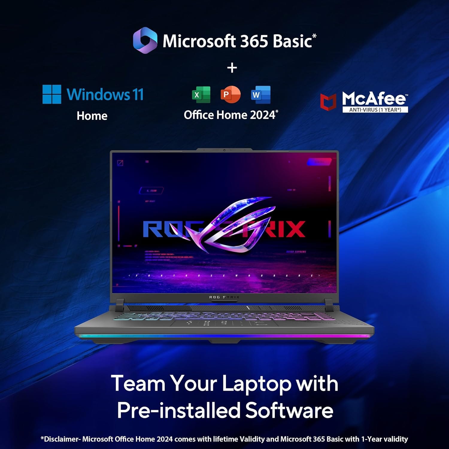 (Refurbished) ASUS ROG Strix G16 - Ryzen 9 8940HX, RTX 5050 8GB, 16GB RAM, 1TB SSD, 165Hz | Excellent Condition - Image 2