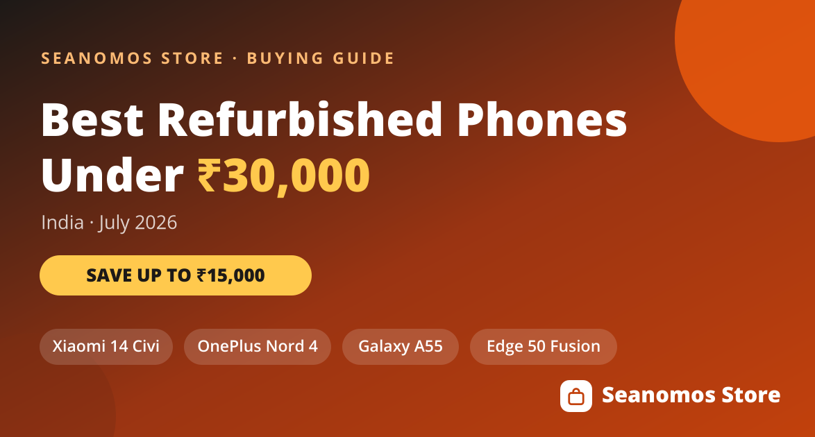Best refurbished phones under ₹30,000 in India July 2026: Xiaomi 14 Civi, OnePlus Nord 4, Samsung Galaxy A55 and Motorola Edge 50 Fusion
